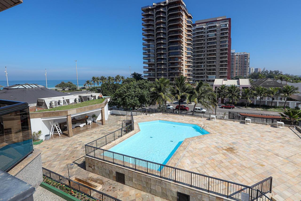 شقة Acolhedor Flat A Beira-Mar Na Barra Da Tijuca ريو دي جانيرو المظهر الخارجي الصورة