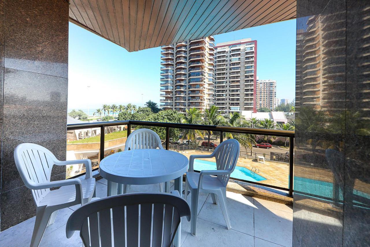 شقة Acolhedor Flat A Beira-Mar Na Barra Da Tijuca ريو دي جانيرو المظهر الخارجي الصورة